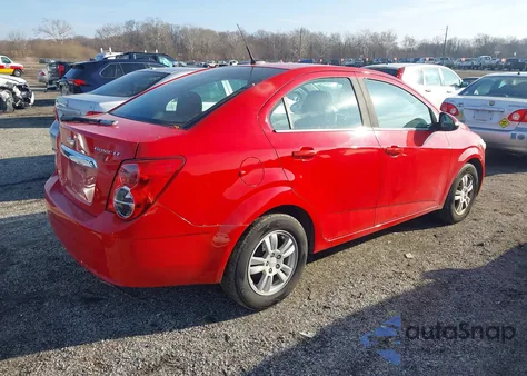2013 Chevrolet Sonic Lt Auto z USA, uszkodzony, nr VIN 1G1JC5SG8D4237894